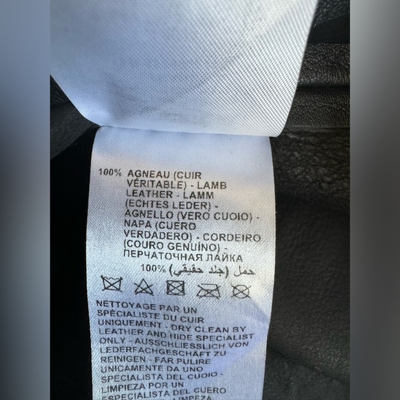 KOOKAI Black Lamb Leather Skinny Mid Rise Pants, Elegant, Size 38/10/30" Waist - Picture 7 of 8